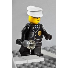 cop045 Police-with Light-Up Flashlight Complete Assembly 